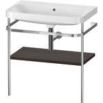 Duravit WTU HAPPY D.2 PLUS 775x490mm m Metallkon o HL NB gebürstet