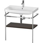 Duravit WTU HAPPY D.2 PLUS 775x490mm m Metallkon e HL NB gebürstet