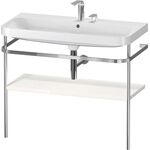 Duravit WTU HAPPY D.2 PLUS 975x490mm m Metallkon 2 HL we hochglanz