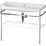 Duravit WTU HAPPY D.2 PLUS 975x490mm m Metallkon o HL we seidenmatt