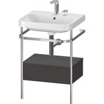 Duravit WTU HAPPY D.2 PLUS 575x490mm m Metallkon 2 HL gra supermatt