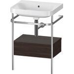 Duravit WTU HAPPY D.2 PLUS 575x490mm m Metallkon o HL NB gebürstet
