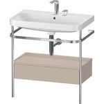 Duravit WTU HAPPY D.2 PLUS 775x490mm m Metallkon 2 HL ta seidenmatt