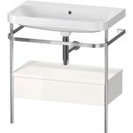 Duravit WTU HAPPY D.2 PLUS 775x490mm m Metallkon o HL we hochglanz