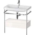 Duravit WTU HAPPY D.2 PLUS 775x490mm m Metallkon e HL we hochglanz