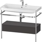 Duravit WTU HAPPY D.2 PLUS 975x490mm m Metallkon 2 HL gra supermatt