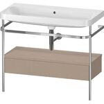 Duravit WTU HAPPY D.2 PLUS 975x490mm m Metallkon o Hahnloch leinen