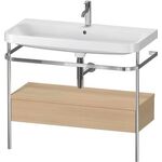 Duravit WTU HAPPY D.2 PLUS 975x490mm m Metallkon e HL medi eiche