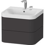 Duravit WTU HAPPY D.2 PLUS 575x490mm m UB 2 HL graphit supermatt