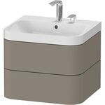 Duravit WTU HAPPY D.2 PLUS 575x490mm m UB 2 HL steingrau seidenmatt