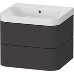 Duravit WTU HAPPY D.2 PLUS 575x490mm m UB o HL graphit supermatt