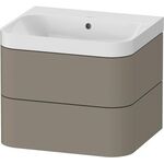 Duravit WTU HAPPY D.2 PLUS 575x490mm m UB o HL steingrau seidenmatt
