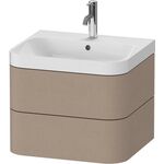 Duravit WTU HAPPY D.2 PLUS 575x490mm m Unterbau ein Hahnloch leinen
