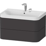 Duravit WTU HAPPY D.2 PLUS 775x490mm m UB 2 HL graphit supermatt