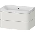 Duravit WTU HAPPY D.2 PLUS 775x490mm m UB o HL No weiß seidenmatt