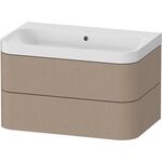 Duravit WTU HAPPY D.2 PLUS 775x490mm m UB ohne Hahnloch leinen