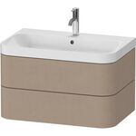 Duravit WTU HAPPY D.2 PLUS 775x490mm m Unterbau ein Hahnloch leinen