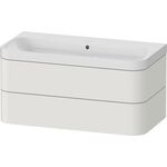 Duravit WTU HAPPY D.2 PLUS 975x490mm m UB o HL No weiß seidenmatt