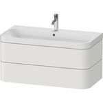 Duravit WTU HAPPY D.2 PLUS 975x490mm m UB e HL No weiß seidenmatt