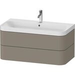 Duravit WTU HAPPY D.2 PLUS 975x490mm m UB e HL steingrau seidenmatt