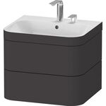 Duravit WTU HAPPY D.2 PLUS 575x490mm m UB 2 HL graphit supermatt