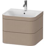 Duravit WTU HAPPY D.2 PLUS 575x490mm m Unterbau ein Hahnloch leinen