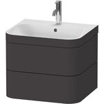 Duravit WTU HAPPY D.2 PLUS 575x490mm m UB e HL graphit supermatt