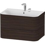 Duravit WTU HAPPY D.2 PLUS 775x490mm m UB 2 HL nussbaum gebürstet