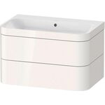 Duravit WTU HAPPY D.2 PLUS 775x490mm m UB o Hahnloch weiß hochglanz