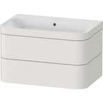 Duravit WTU HAPPY D.2 PLUS 775x490mm m UB o HL No weiß seidenmatt