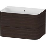 Duravit WTU HAPPY D.2 PLUS 775x490mm m UB o HL nussbaum gebürstet