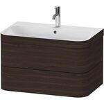 Duravit WTU HAPPY D.2 PLUS 775x490mm m UB e HL nussbaum gebürstet