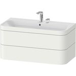 Duravit WTU HAPPY D.2 PLUS 975x490mm m UB 2 HL weiß seidenmatt