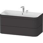 Duravit WTU HAPPY D.2 PLUS 975x490mm m UB 2 HL graphit supermatt