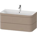 Duravit WTU HAPPY D.2 PLUS 975x490mm m Unterbau ein Hahnloch leinen