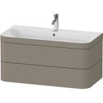 Duravit WTU HAPPY D.2 PLUS 975x490mm m UB e HL steingrau seidenmatt