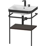 Duravit WTU HAPPY D.2 PLUS 575x490mm m Metallkon 2 HL NB gebürstet