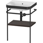 Duravit WTU HAPPY D.2 PLUS 575x490mm m Metallkon o HL NB gebürstet