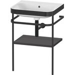 Duravit WTU HAPPY D.2 PLUS 575x490mm m Metallkon o HL gra supermatt