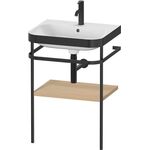 Duravit WTU HAPPY D.2 PLUS 575x490mm m Metallkon e HL medi eiche