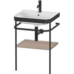 Duravit WTU HAPPY D.2 PLUS 575x490mm m Metallkon e Hahnloch leinen