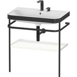 Duravit WTU HAPPY D.2 PLUS 775x490mm m Metallkon 2 HL we seidenmatt