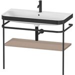 Duravit WTU HAPPY D.2 PLUS 975x490mm m Metallkon e Hahnloch leinen