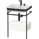 Duravit WTU HAPPY D.2 PLUS 575x490mm m Metallkon 2 HL we seidenmatt
