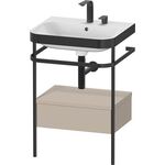 Duravit WTU HAPPY D.2 PLUS 575x490mm m Metallkon 2 HL ta seidenmatt