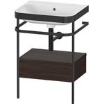 Duravit WTU HAPPY D.2 PLUS 575x490mm m Metallkon o HL NB gebürstet