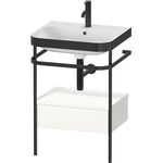 Duravit WTU HAPPY D.2 PLUS 575x490mm m Metallkon e HL we seidenmatt