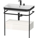 Duravit WTU HAPPY D.2 PLUS 775x490mm m Metallkon 2 HL we hochglanz