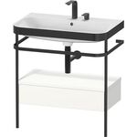 Duravit WTU HAPPY D.2 PLUS 775x490mm m Metallkon 2 HL we seidenmatt