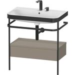 Duravit WTU HAPPY D.2 PLUS 775x490mm m Metallkon 2 HL Steingr sdm